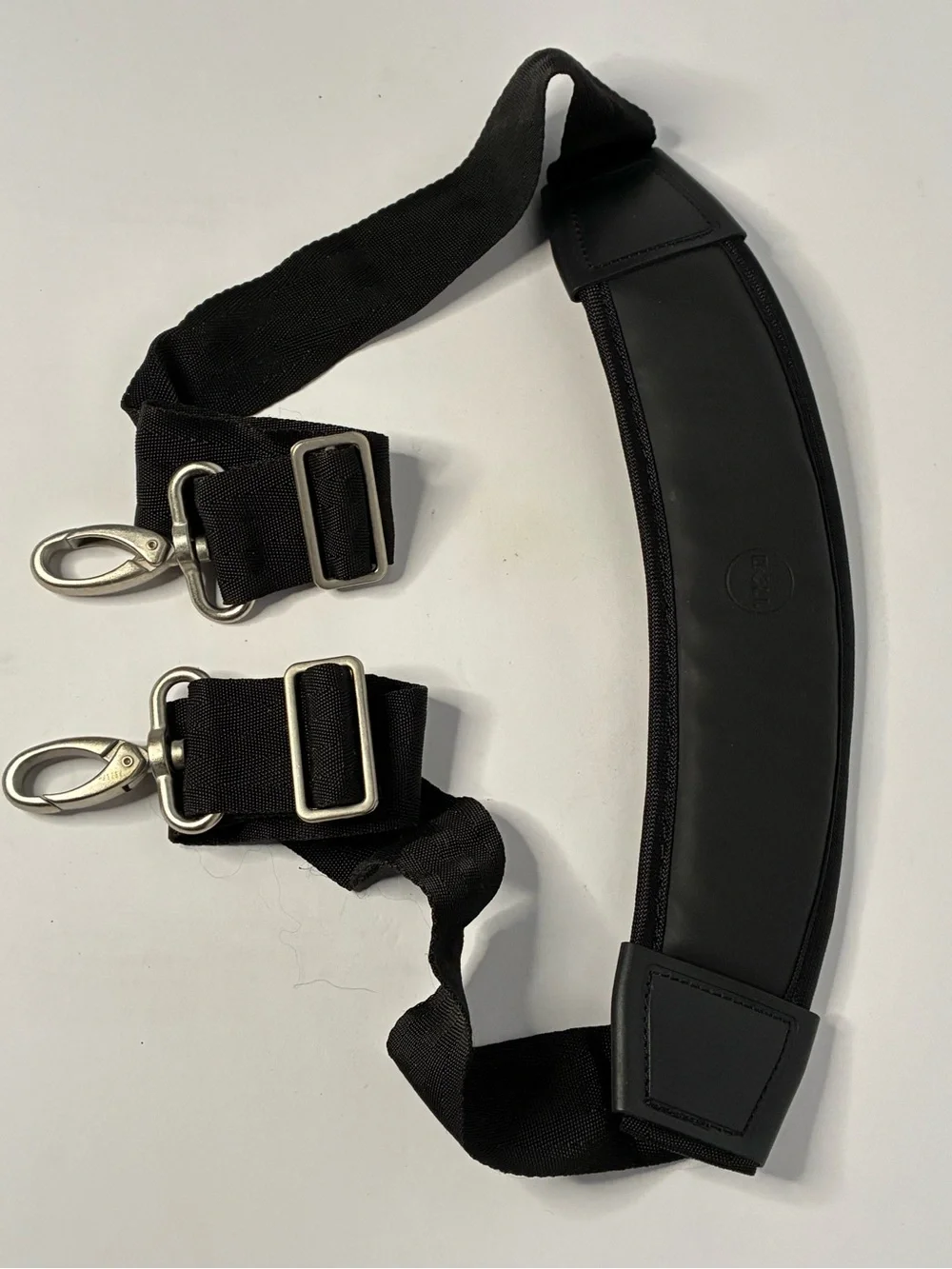 Dell Black Laptop Shoulder Strap with Metal Clips